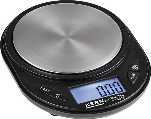Taschenwaage Wägebereich 0,15kg Batteriebetrieb Ziffernschritt 0,01g