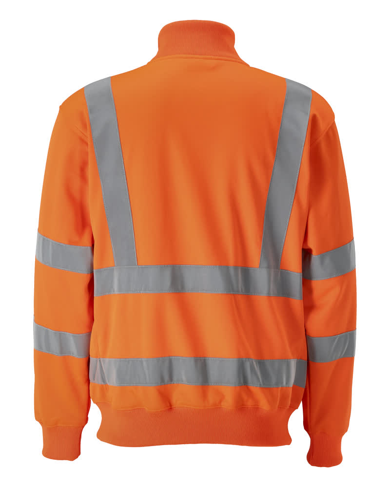Sweatshirt mit Reißverschluss SAFE CLASSIC Hi-vis Orange 3XL