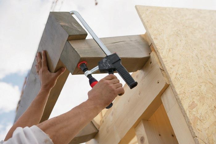 Einhandzwinge EHZ Ausladung 100 mm 300 mm EHZ30-2K