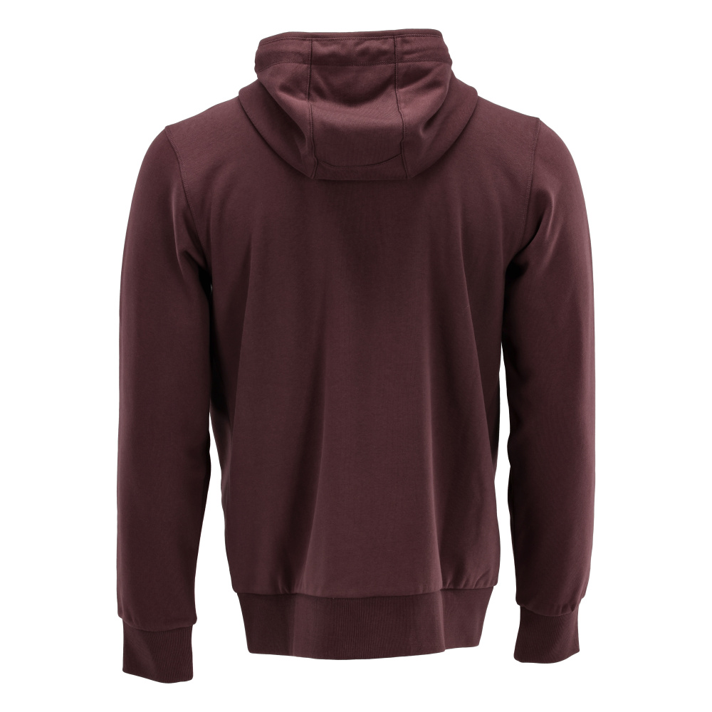 Kapuzenpullover mit Reißverschluss CUSTOMIZED Bordeaux S