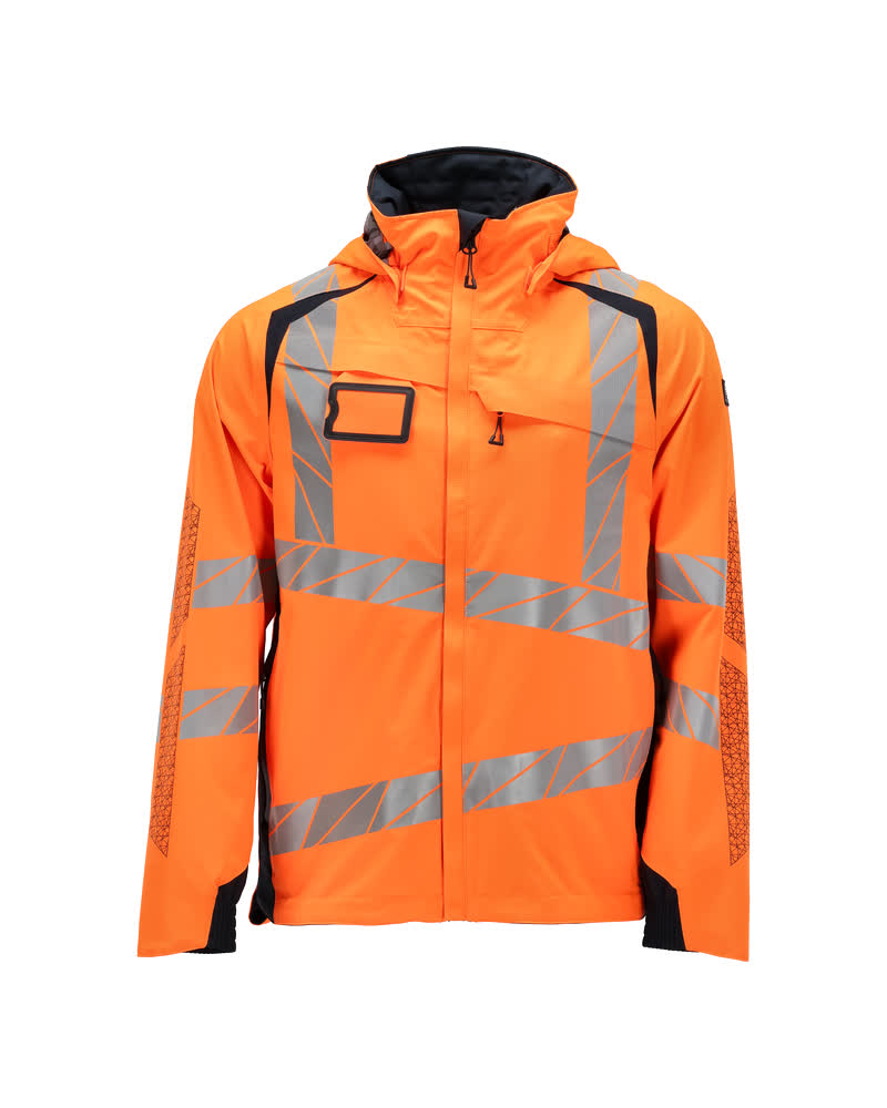 Hardshelljacke ACCELERATE SAFE Hi-vis Orange/Schwarzblau S
