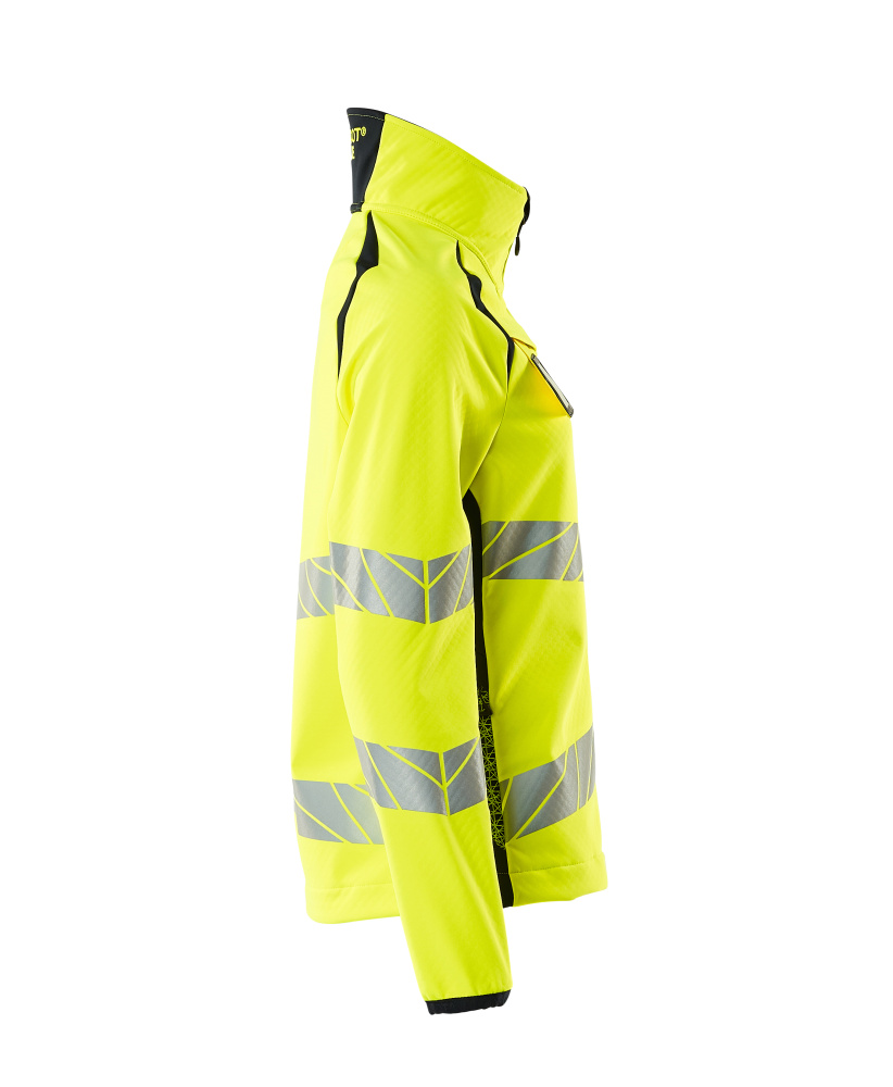 Damen-Passform Softshelljacke ACCELERATE SAFE Hi-vis Gelb/Schwarzblau 5XL