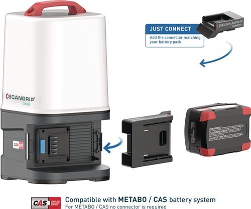 LED-Strahler AREA 10 CONNECT 84 W 1000-10000 lm IP65 SCANGRIP