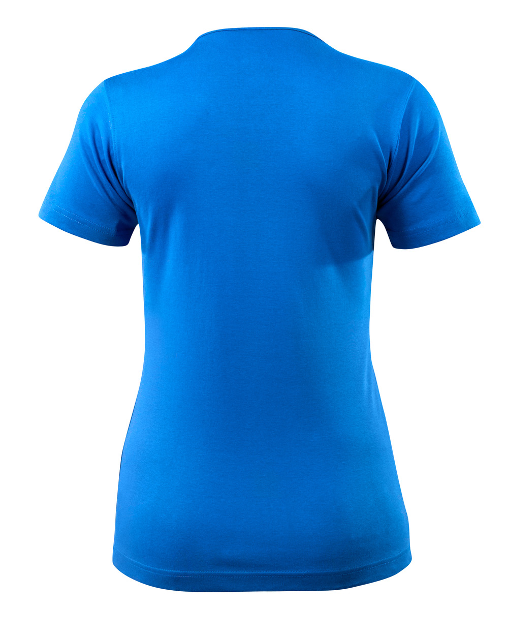 Damen-Passform T-Shirt CROSSOVER Azurblau S