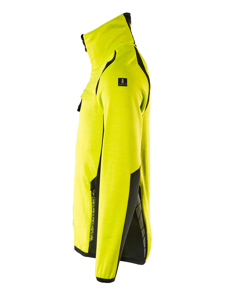 Fleecejacke ACCELERATE SAFE Hi-vis Gelb/Schwarz L