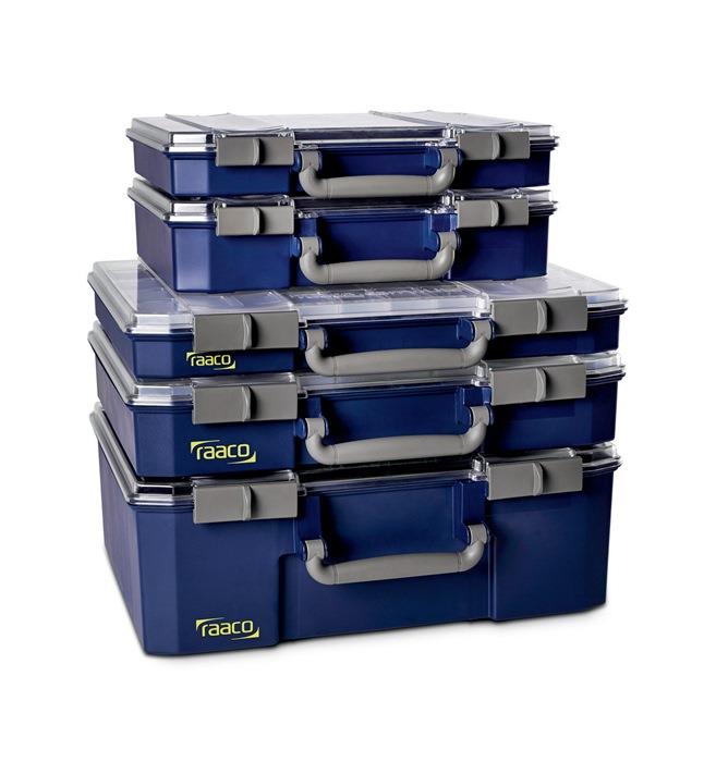 Sortimentskasten CarryLite 55 5x10-50 B.413xT.330xH.57mm 50Fächer Unterteil PP/Deckel a.PC RAACO