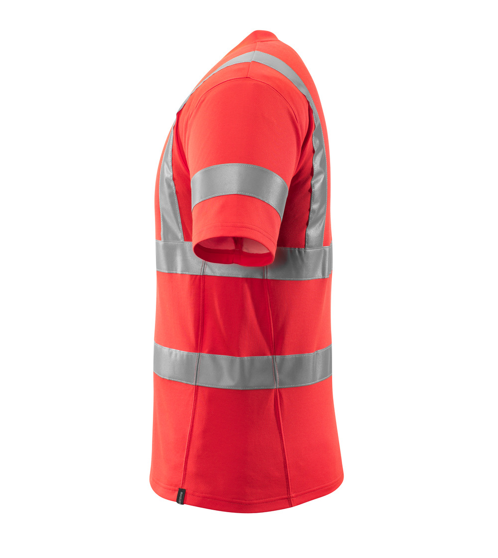 T-Shirt SAFE CLASSIC Hi-vis Rot L
