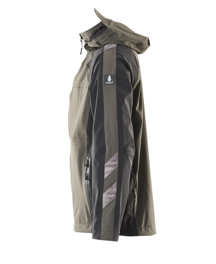 Hardshelljacke UNIQUE Dunkelanthrazit/Schwarz 4XL