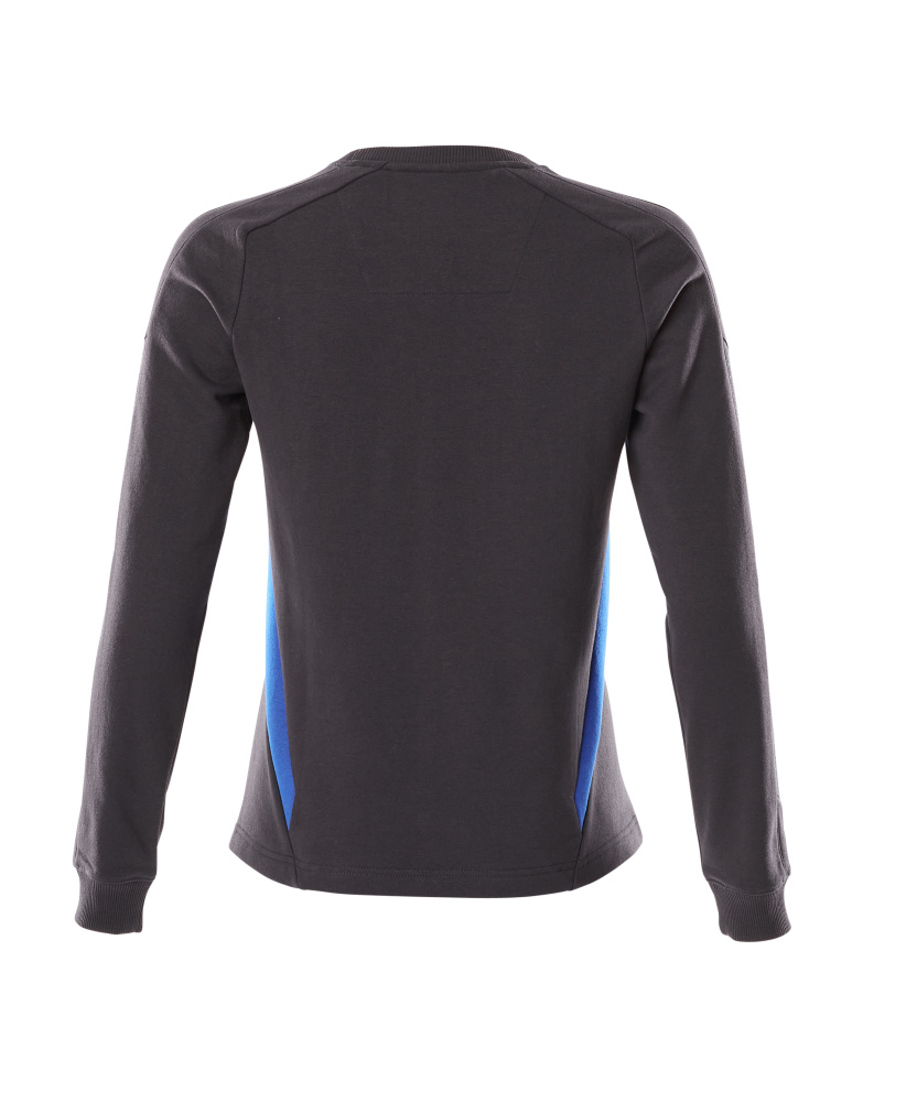 Damen-Passform Sweatshirt ACCELERATE Schwarzblau/Azurblau 4XLONE