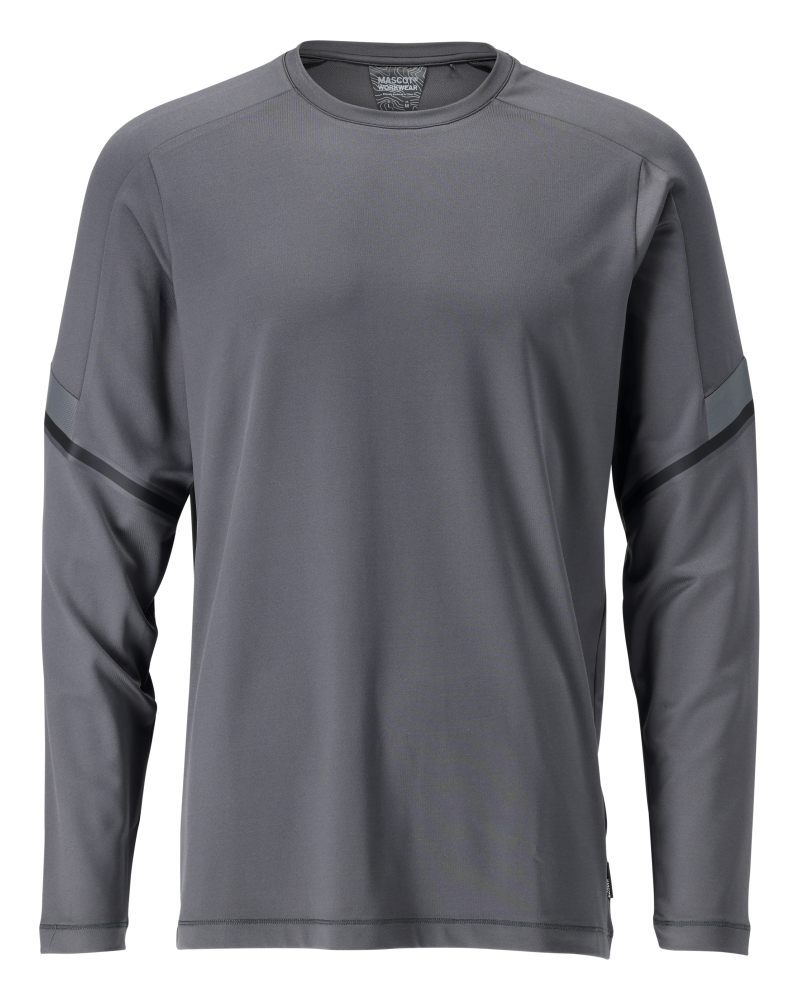 Langarmshirt CUSTOMIZED Anthrazitgrau 2XL