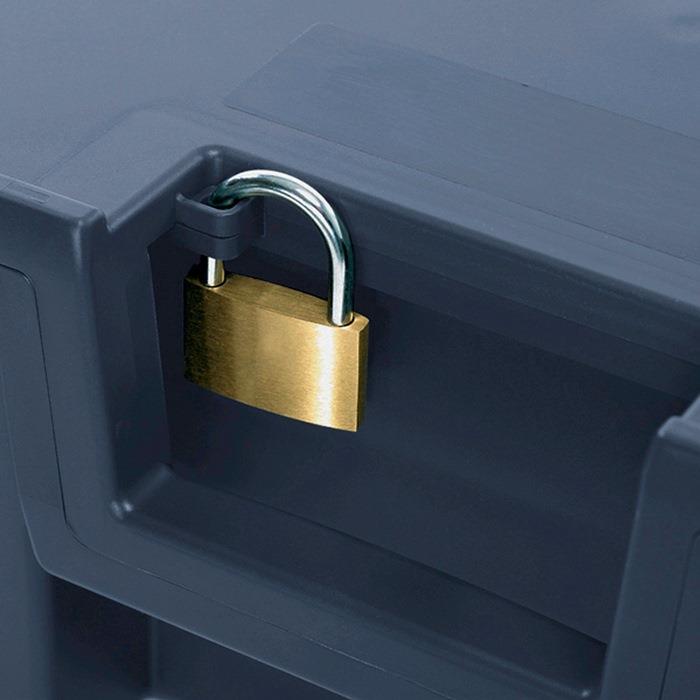 Transportkoffer Solid 3 B.570xT.370xH.170mm integr.Griff u.2 Clickverschlüsse f.Vorhängeschloss geeignet RAACO