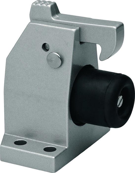 Türfeststeller Bodenmontage 3871 0000 22 Leichtmetall silber lackiert
