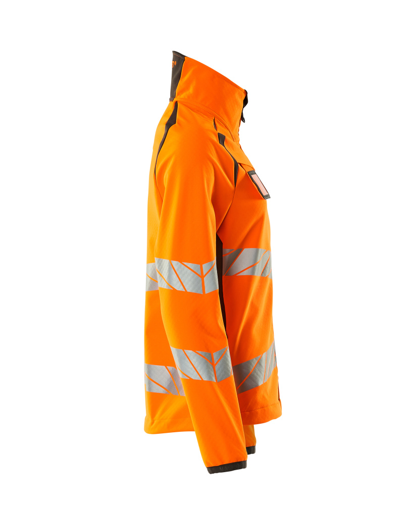 Damen-Passform Softshelljacke ACCELERATE SAFE Hi-vis Orange/Dunkelanthrazit 5XL