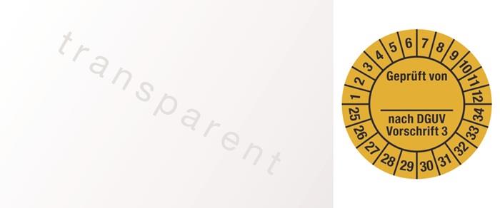 Mehrjahresprüfplakette B25xL60 mm 2025 - 2034 100 St.