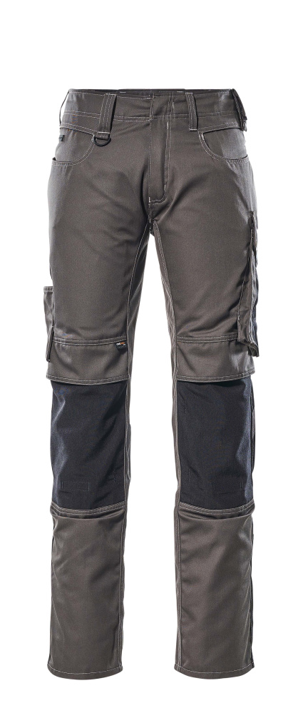 Hose mit Knietaschen UNIQUE Dunkelanthrazit/Schwarz 82C48