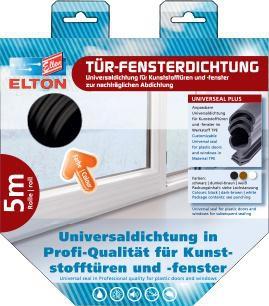 Renov.-dicht.Univ.Plus L.5m B.8mm z.Einziehen TPE blk schwarz ELLEN