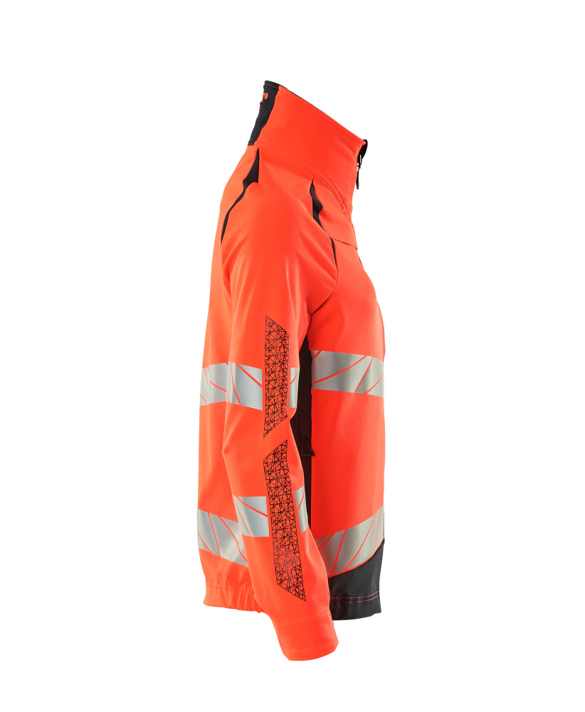 Damen-Passform Jacke ACCELERATE SAFE Hi-vis Rot/Schwarzblau L