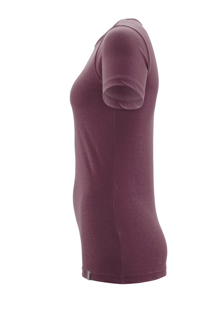 Damen-Passform T-Shirt CROSSOVER Bordeaux 2XLONE