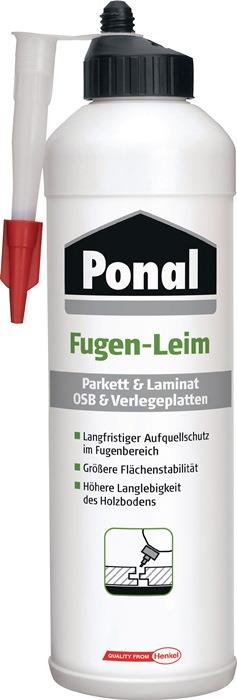 Parkett und Laminat Fugenleim 1 kg EN 204: D4 Flasche PONAL
