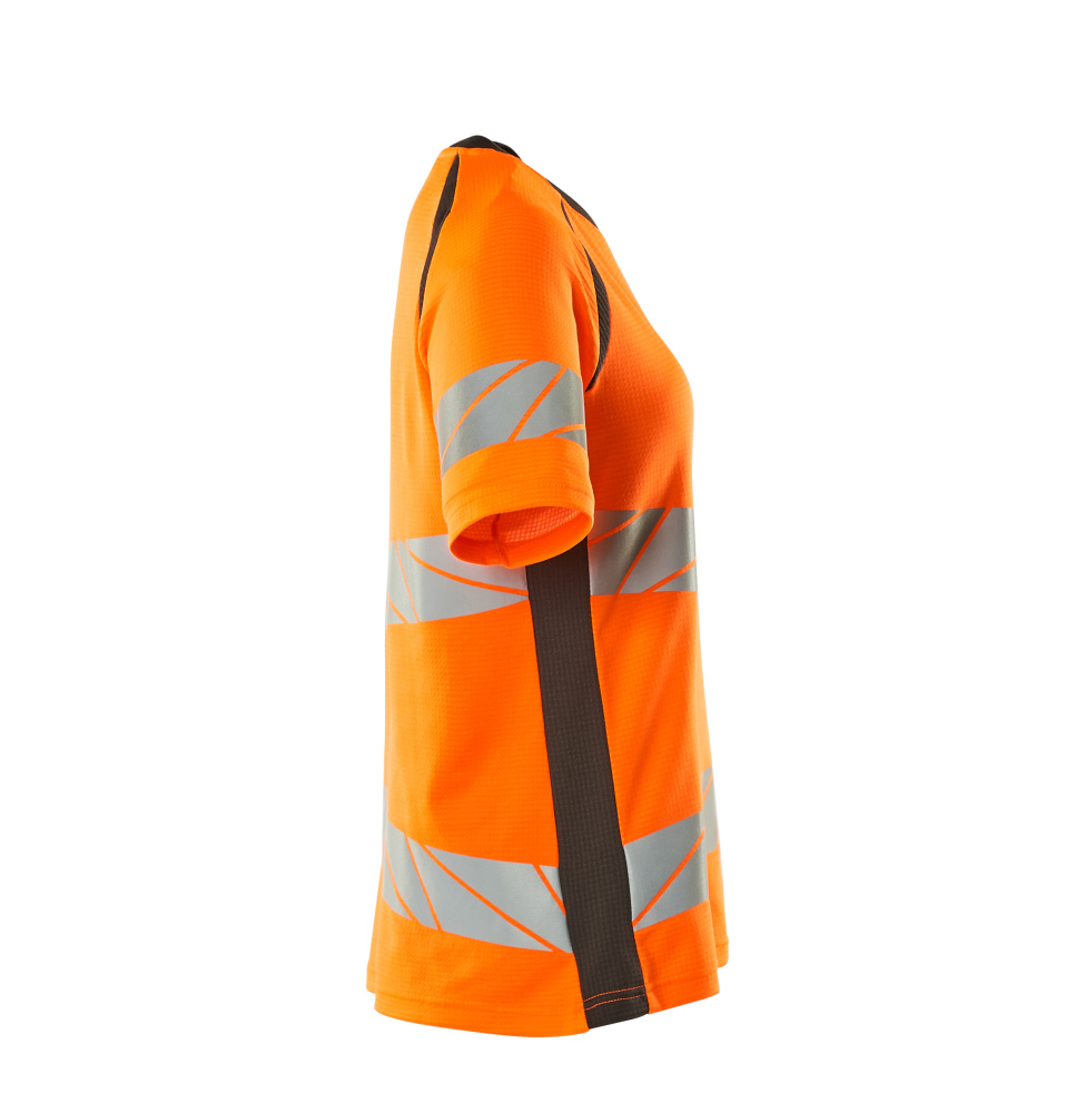 Damen-Passform T-Shirt ACCELERATE SAFE Hi-vis Orange/Dunkelanthrazit 5XLONE