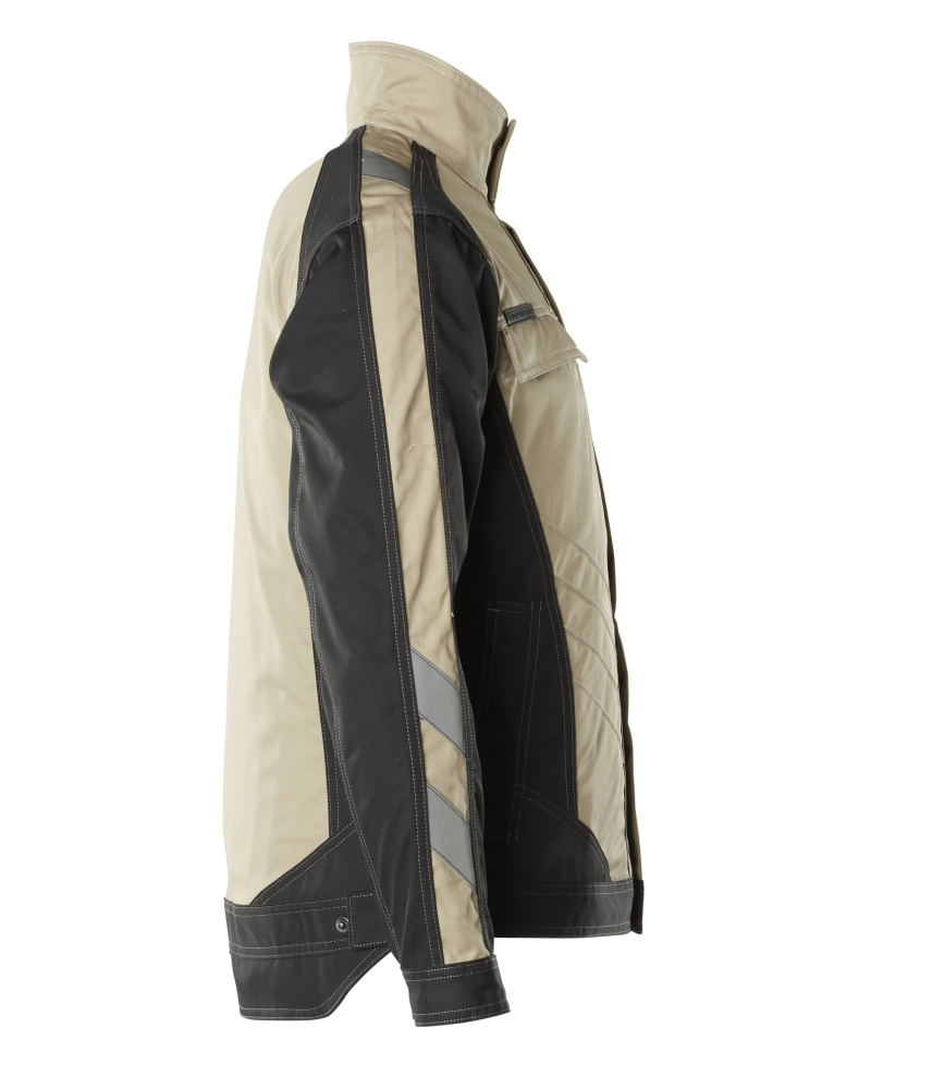 Jacke UNIQUE Hellkhaki/Schwarz L