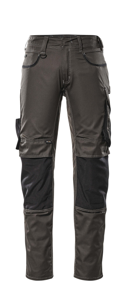 Hose mit Knietaschen UNIQUE Dunkelanthrazit/Schwarz 82C44