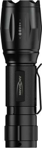 LED-Taschenlampe hoch:90 lm,niedrig:24 lm 3xAAA Micro ca.22-50m schwarz ANSMANN