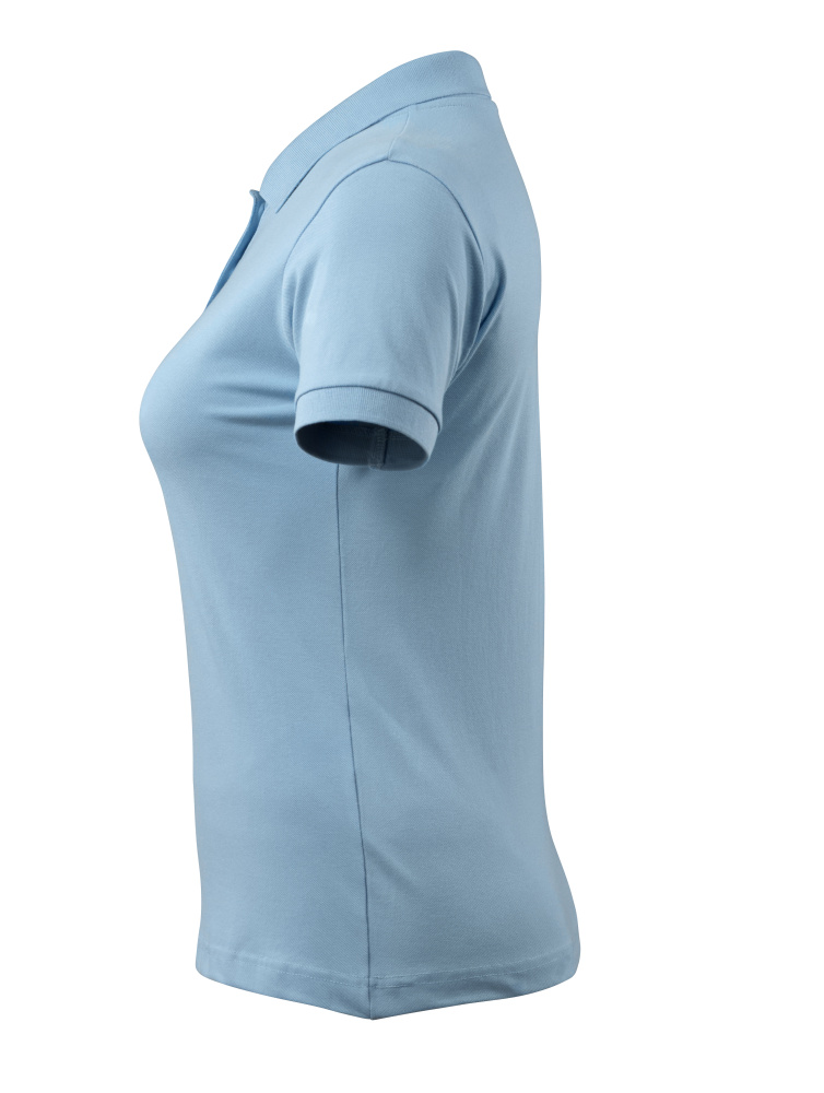 Damen-Passform Polo-Shirt CROSSOVER Hellblau L