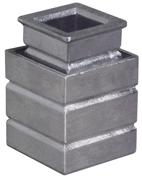 Steinbuchse 2teilig 13 Vierkantstangen 13 mm