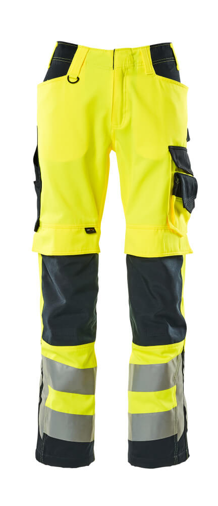 Hose mit Knietaschen SAFE SUPREME Hi-vis Gelb/Schwarzblau 82C46