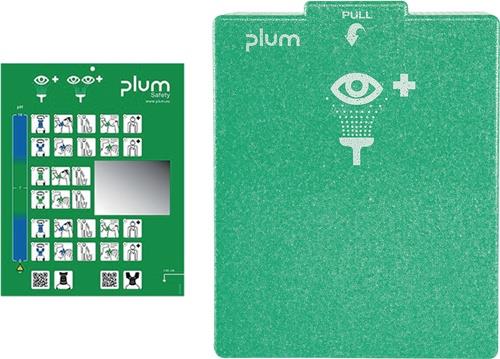 Wandbox unbefüllt Polystyrol inkl.Befestigungsmaterial,Spiegel PLUM