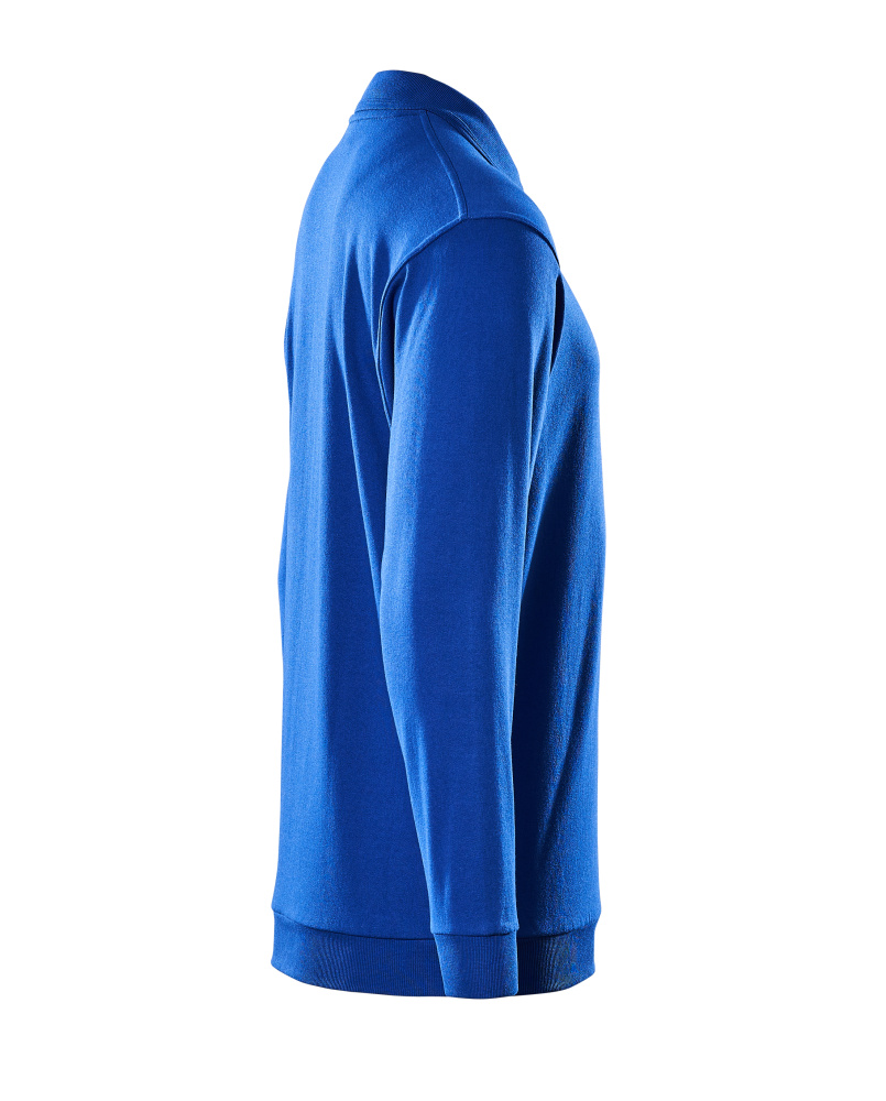 Polo-Sweatshirt CROSSOVER Kornblau L