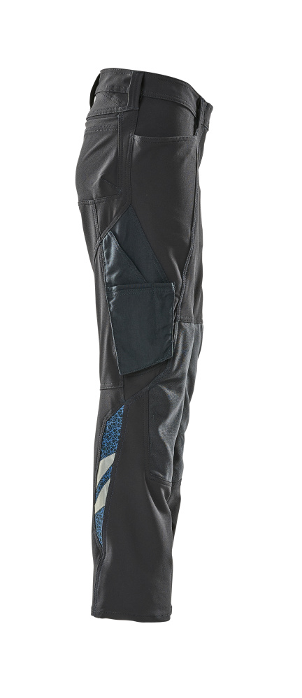 Damen-Passform PEARL Hose mit Knietaschen ACCELERATE Schwarzblau 76C34
