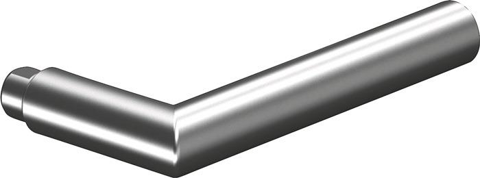 Feuerschutzdrückerlochteil 8906 ALU FS 9mm Aluminium F1 gerade Vierkant 9 mm OGRO