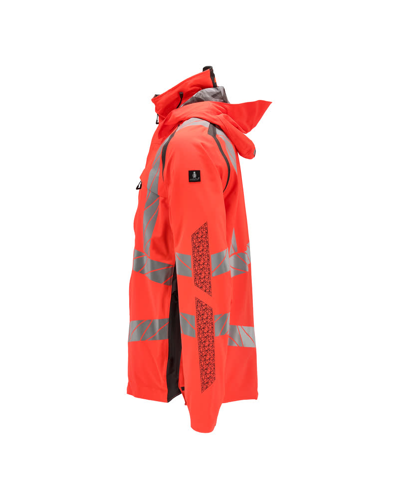 Hardshelljacke ACCELERATE SAFE Hi-vis Rot/Dunkelanthrazit S