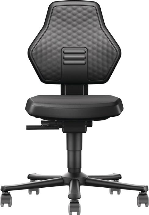 Arbeitsdrehstuhl Air Flow Rollen 450 600 mm Kunstlederpolster