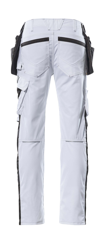 Hose mit Hängetaschen UNIQUE Weiß/Dunkelanthrazit 76C56