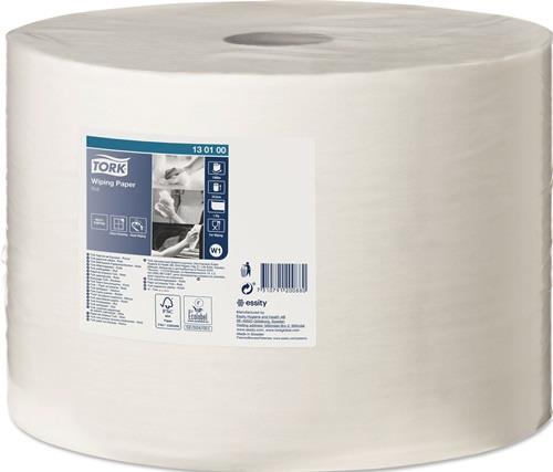 Putztuch TORK 130100 L.ca.1000 mxB.ca.245mm weiß 1-lagig Rl.TORK