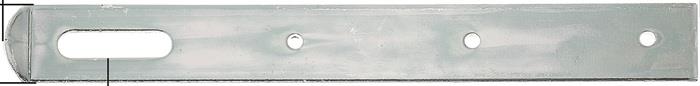 Überfalle Länge 250 x 30 mm Breite 30 mm Stahl galv. verz. dickschichtpassiviert GAH
