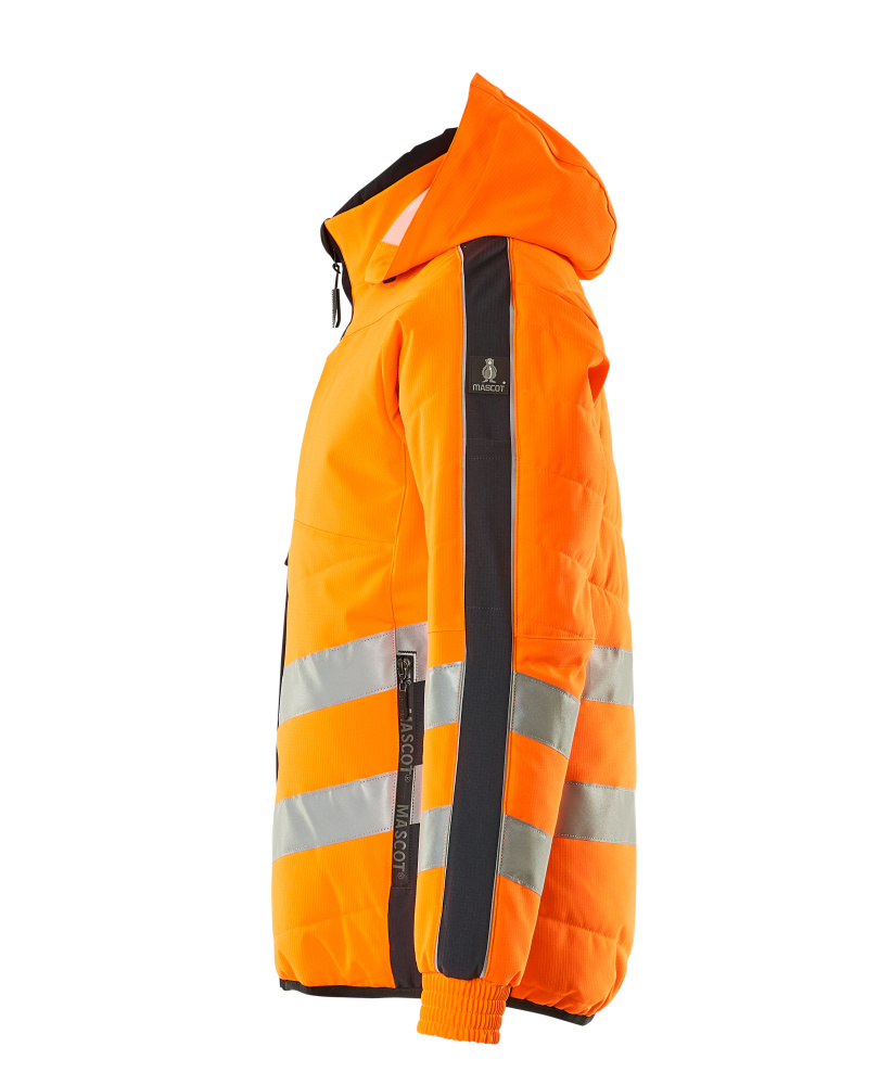 Jacke SAFE SUPREME Hi-vis Orange/Schwarzblau 2XL