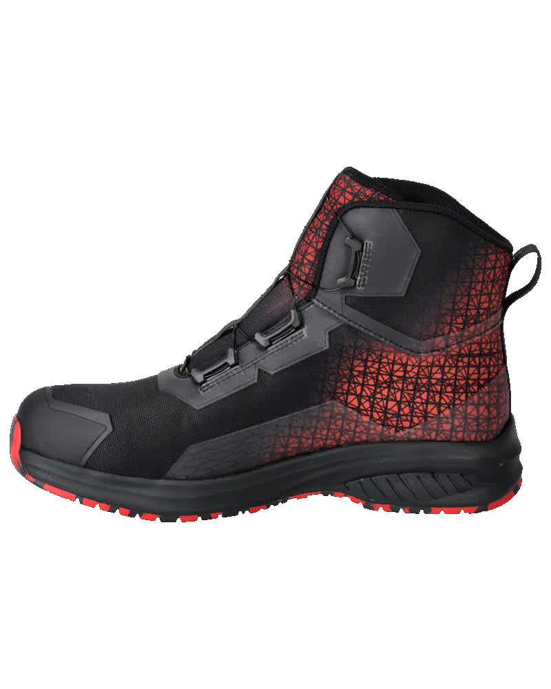 Sicherheitsstiefel FOOTWEAR ACCELERATE Schwarz/Verkehrsrot 1041