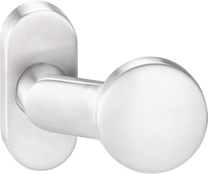 Profiltürknopf Aluminium F1 / naturfarbig M12 2033/1620 fest