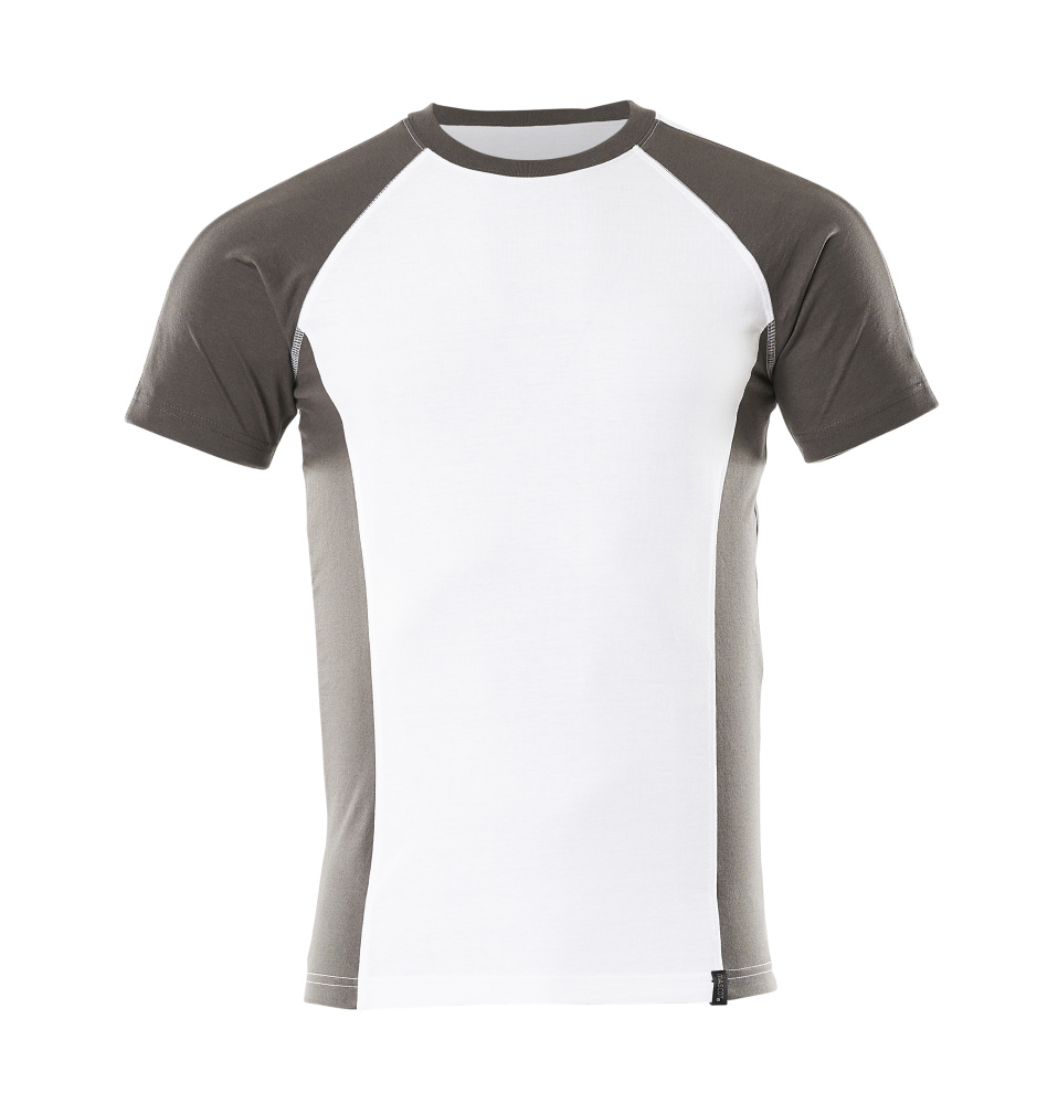 T-Shirt UNIQUE Weiß/Dunkelanthrazit L