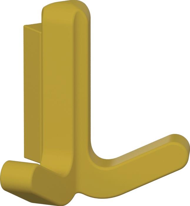 Doppelhaken 18 senfgelb