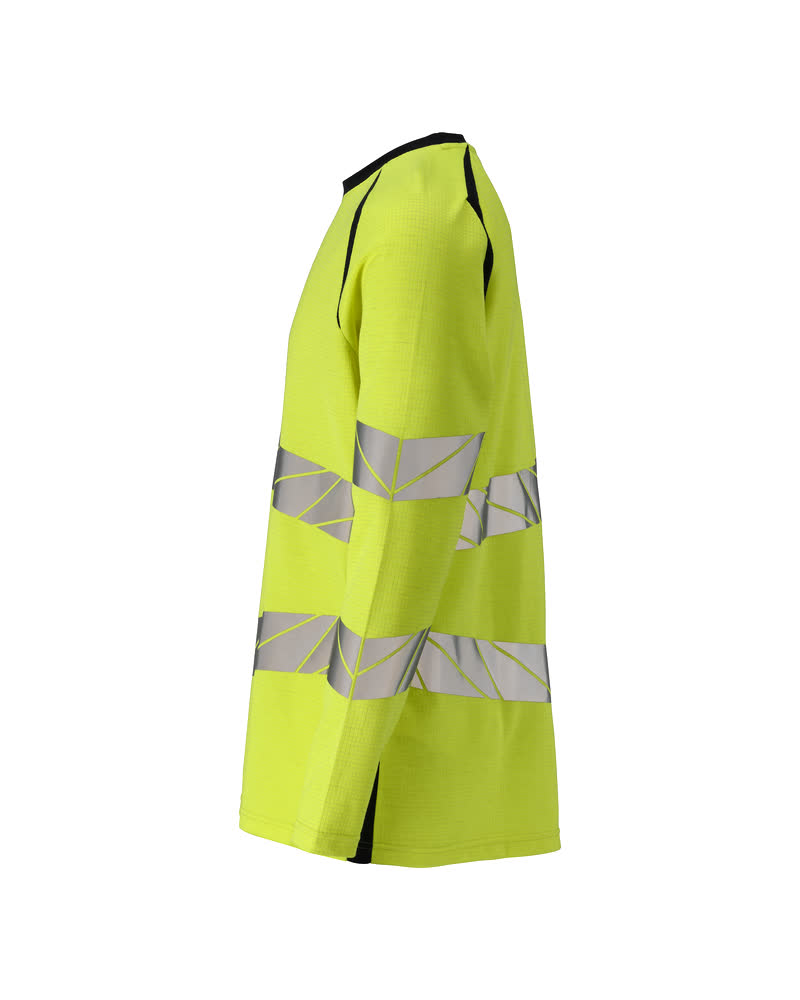 Langarmshirt ACCELERATE MULTISAFE Hi-vis Gelb/Schwarzblau M