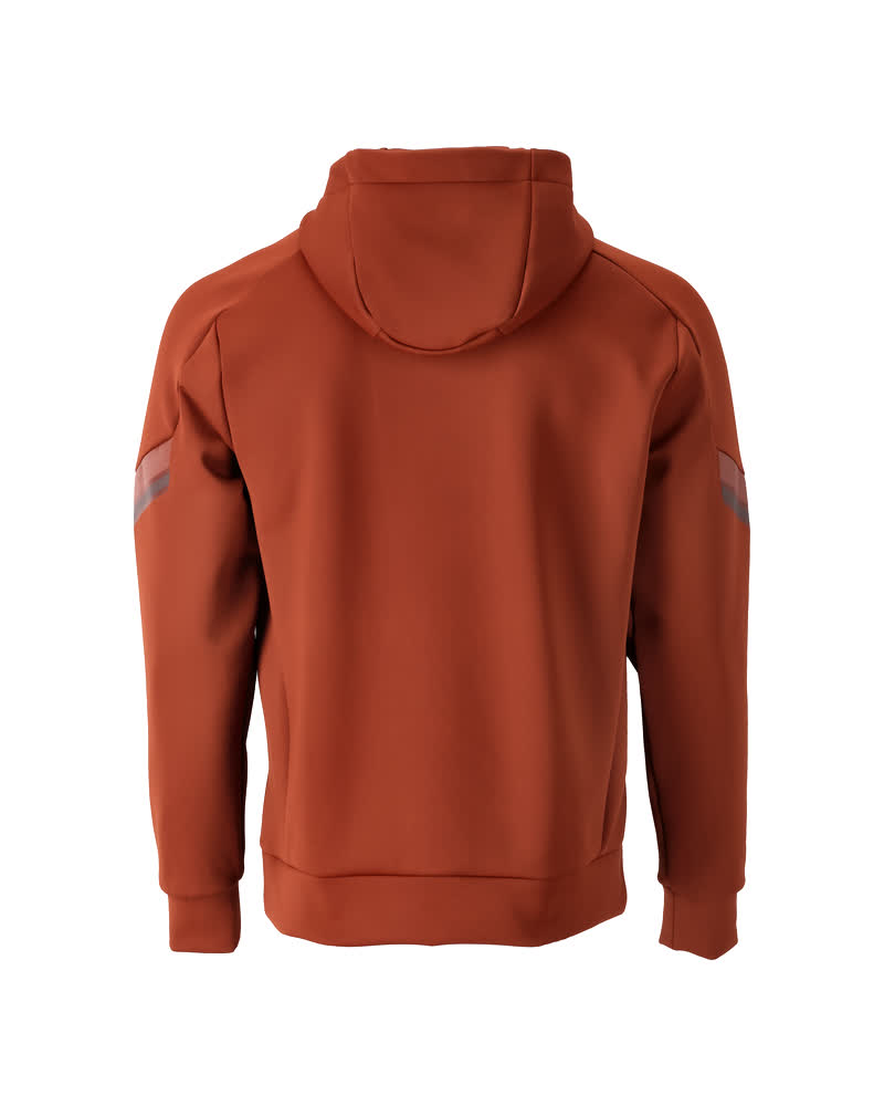 Fleece Kapuzenpullover CUSTOMIZED Herbstrot XL