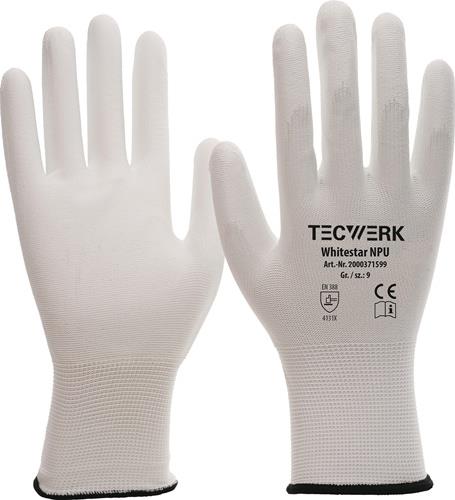 Handschuhe Whitestar NPU EN 388 PSA-Kategorie II TECWERK