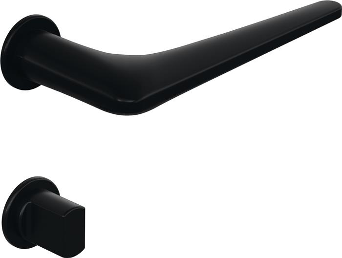 Rosettengarnitur 162PBM02.230 HEWI 90 tiefschwarz matt 90m