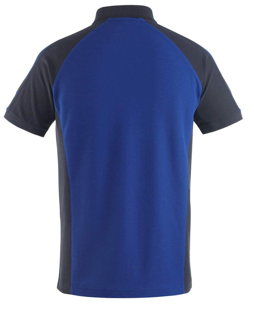 Polo-Shirt UNIQUE Kornblau/Schwarzblau L