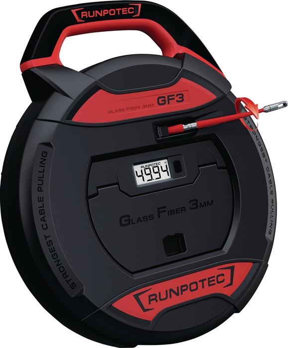 Kabeleinziehgerät GF3 20 m mit Meterzähler